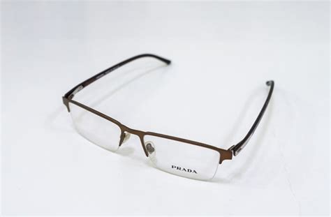 prada eyewear frame in ahmedabad|prada semi rimless eyeglasses.